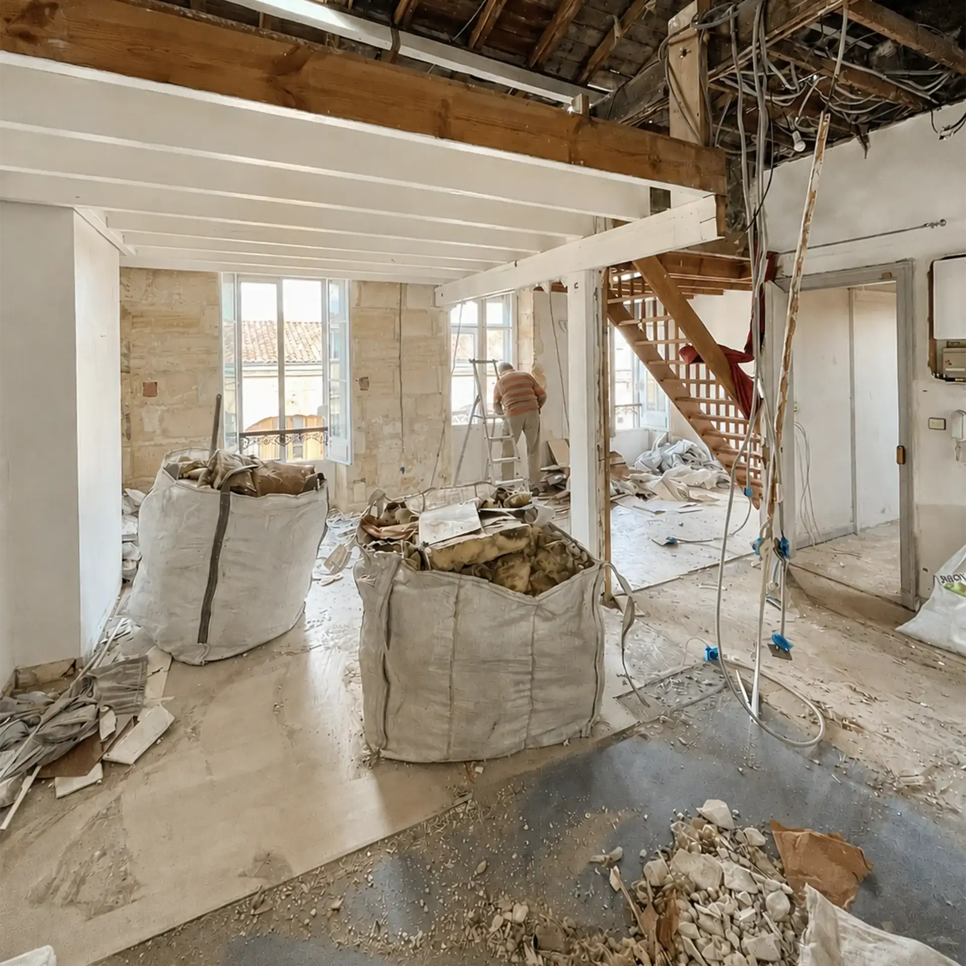 photo chantier projet LA BENAUGE