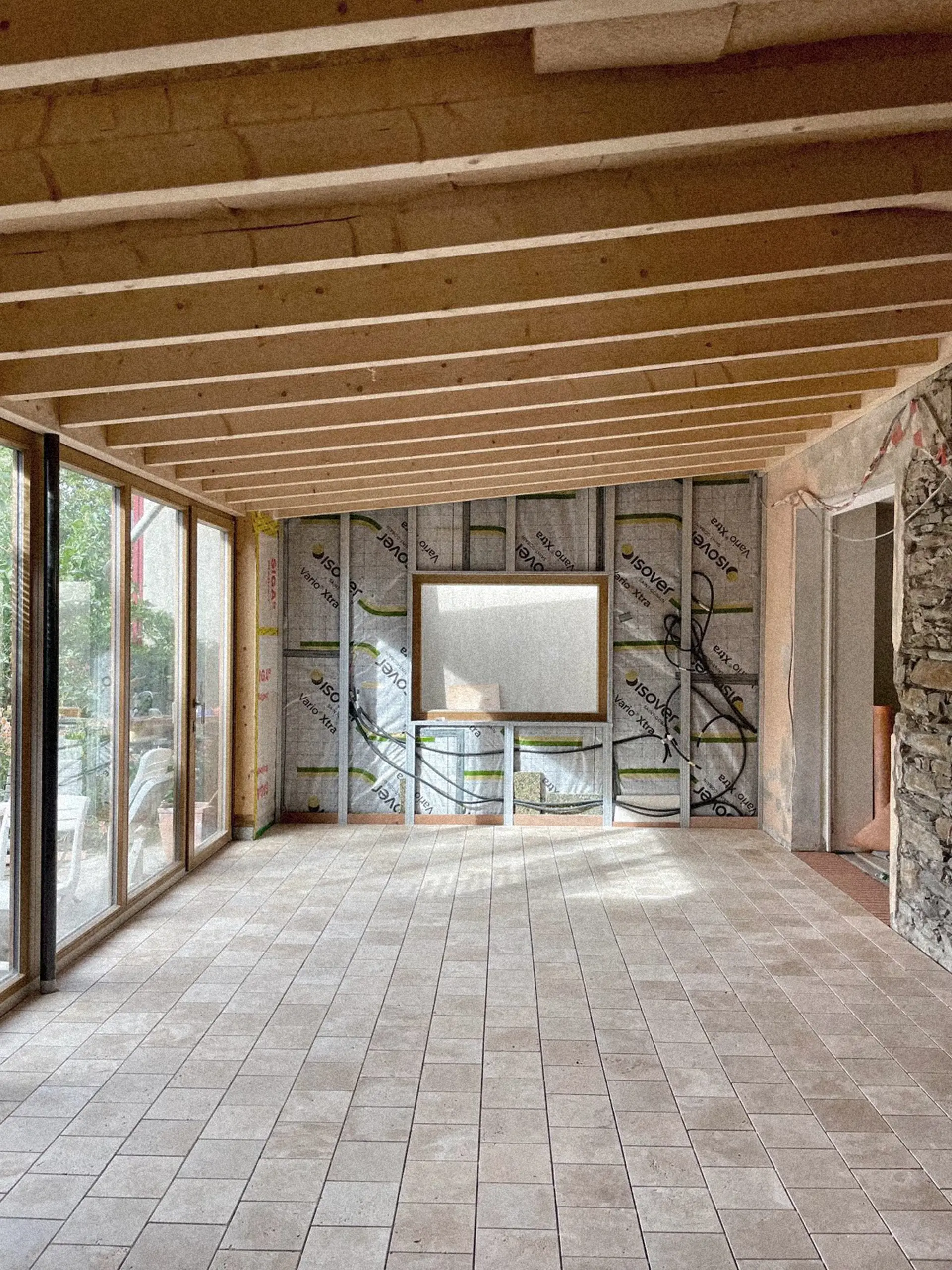 salon en chantier projet SAINT-PAUL